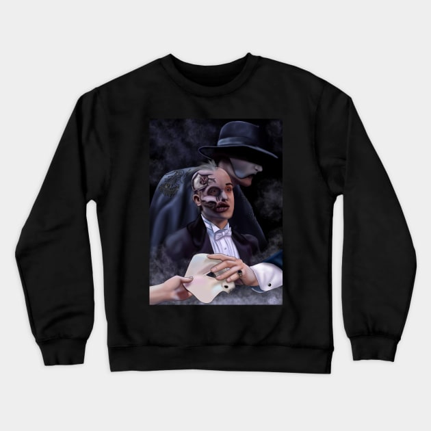 The phantom Crewneck Sweatshirt by Vallieboy_art